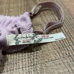 Free People Intimately Mauve Rib Ruched Bralette Size M Adjustable Straps Bra Purple Size M Photo 4