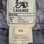 L'Agence  Tie Dye Pleated Mini Gray Skirt XS Photo 8