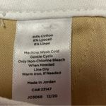Talbots SuperSoft Cargo Pants Women Size 10 White Cotton Linen Blend Casual Photo 8