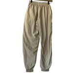 Wilo The Label Nylon Pants Women's Size S Drawstring Waist Beige Tan Photo 1