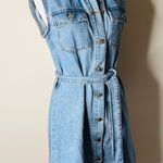 ZARA Blue Denim Doro Mini Dress Photo 2