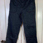 Gap  Womens Girlfriend Khaki Cropped Pants‎ Size 6 Black Casual Basic School READ Photo 0
