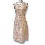 Vintage 60s Women’s Size S Plaid Midi Dress + Short Sleeve Jacket 2 Photo 1