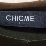 🐻 ChicMe Crop Top Size L Green Photo 2