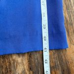 SPENSER JEREMY Royal Blue Silk Mandarin Collar Button Front Sheath Dress Size 8 Photo 3