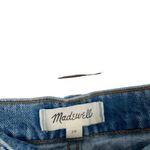 Madewell Rigid Denim A-Line Denim Mini Skirt Light Wash Boho Festival Womens 26 Photo 2