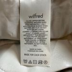 Wilfred Aritzia  Melina Vegan Leather Pants Cream Size 10 Straight Leg High Rise Photo 6