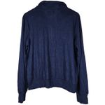 Fortune + Ivy Blue High Neck 1/2 Zip Lightweight Pullover Sweater XL Photo 2