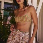 Free People NWOT  Sweet As Beach Mini Skirt Linen Blend Photo 1