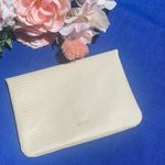 Ipsy  Makeup Cosmetic Makeup Travel Bag Cream Snakeskin Empty NWOT Photo 1