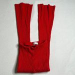 Urban Outfitters White Uo Rosie Rib High-waisted Flare Pant Photo 2