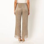 Petal and Pup WALKER PLISSE PANTS - SILVER Photo 1