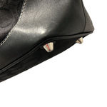 Coach  Classic Signature Black Canvas Handbag EUC Photo 5