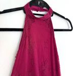 Tobi Red Lace Halter Neck Dress Photo 1