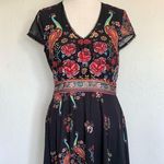 Pacific&Co Bluish & Salia Boho Floral Flowy Maxi Dress L Photo 2