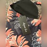 Aqua Eve One Piece Swimsuit. Black Orange White (148) Size M Photo 2