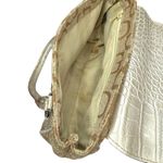 Guess ‎ Vintage Beige Silver Monogram Small Hand Bag Y2K Rare Photo 5