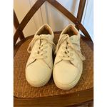 Steve Madden white Toliver textured leather sneaker Photo 4