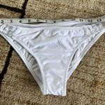 Rhythm White Bikini Bottoms Womens Sz L NWT Beachy Resort Vacation Summer Swim Size L Photo 1