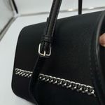 Christian LaCroix  Carla Convertible Crossbody Black Clutch Purse Bag Faux Leathe Photo 6