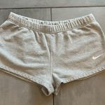Nikelab Collection Fleece Shorts in Gray Photo 1