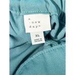 A New Day  Women's High-Rise Tie Waist Paperbag Shorts Pockets Green‎ XL Photo 1