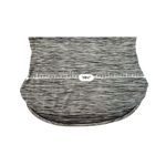 Reebok  Gray Striped High Low Thumbhole Activewear Top Shirt LARGE‎ Urban Runner Photo 8