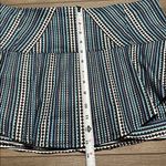 Lucky In Love Striped Ruffle Tennis Skirt Skort Blue White Size XL Photo 8