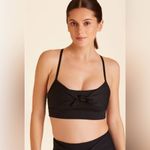 Alala  Black Sports Bra with Gold Detail – Women’s L Photo 2