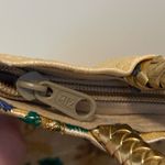 💥 Gold Floral Embroidered Handbag Photo 1