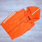 Vinatge retro east west orange track suit sleeveless hooded shirt cropped pant m Size M Photo 5