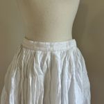 J.Crew  White linen pleated mini skirt  Photo 5