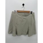 Athleta  Women Tan All Terrain Mini Skirt Size 8 Academia Pickleball Golf Preppy Photo 1