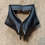 Karl Lagerfeld Karl Langerfeld Black Slip On Mule Heels Size 9.5 Photo 1