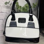 Lounge Fly  x Star Wars Stormtrooper Patent Mini Dome Bag, Black/White Photo 2