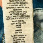 Free People Dreaming Of Denim Hendrix Bell Sleeve Boho Tunic Oversized Sz Small Photo 9