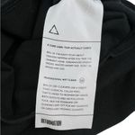 Reformation Caroline Lace Up Black Short Sleeve T-Shirt Dress Small Photo 6