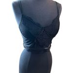 SheIn  2PACK Lace Bustier Crop Cami Top Black Adjustable Strap Size Small Photo 3