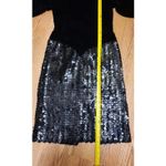 Alfred Angelo  Black Elegant Vintage Sequins, Long Sleeve Dress 9/10 Photo 12