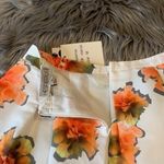 Hesperus NWT  floral pleated full mini skirt back hidden zipper lined pockets! M Photo 7