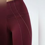 Nike NWT Women's Yoga Dri-FIT Leggings 7/8 DD5772-638 Beetroot/Maroon XS Photo 4