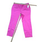 A New Day ‎ Size 17 R Pink Capri Pants Side Zip Skinny Ankle High Rise Fitted Hip Photo 5