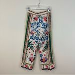 House of Harlow White Colorful Patterned Linen Blend Pants Size 4 Women's Photo 4