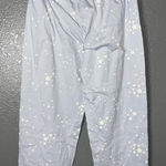 Primark Cares Women’s Pajama Pants Medium Light Blue Star Print Loung Photo 0