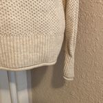 Creme Striped Sweater Photo 3