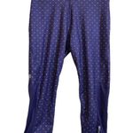 Reebok  Play-Dry polka dot cropped mesh bottom workout leggings women’s‎ size S Photo 0