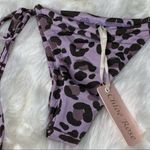 Chloe Rose Chloe‎ Rose Dream On Side Tie Bottom in Purple Leopard NWT Photo 2
