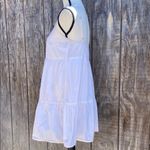 Wild Fable White Lined Tiered Sundress Sleeveless Mini Size S Summer Vacation Photo 1