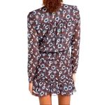 Veronica Beard 6 Anjali Silk Floral Print Mini Dress Fall Cottagecore Fairy Mood Photo 1