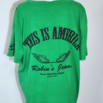Robin's Jean Green Graphic Tee with Sparkly Skull Design NWT Size XL Green Tee Photo 4